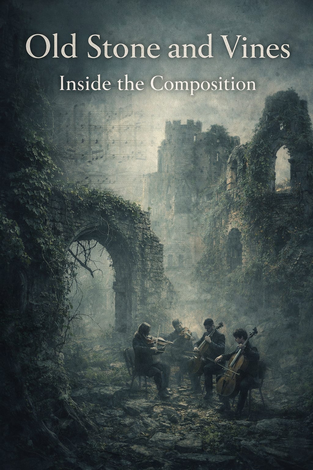 orchestral composition process using harmonic transformation in string quartet