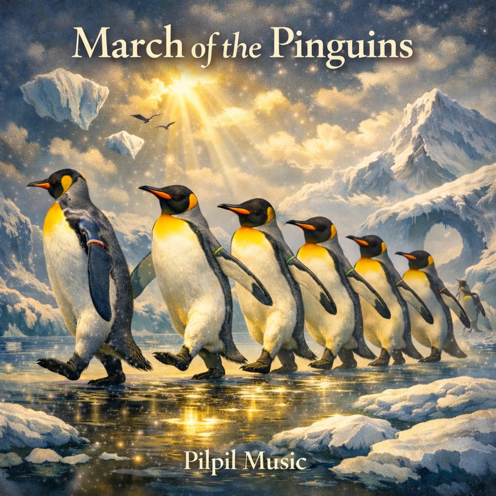 March of the pinguins - cover