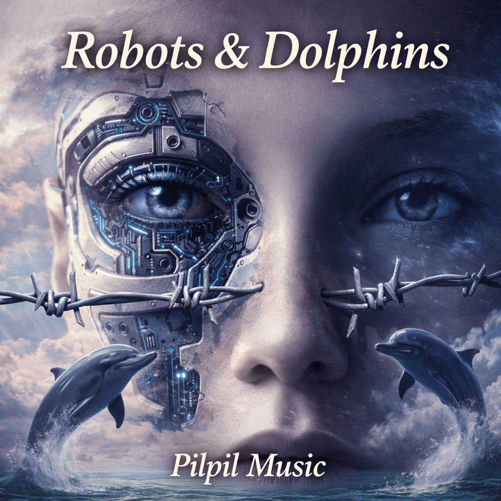 Robots & dolphins - cover