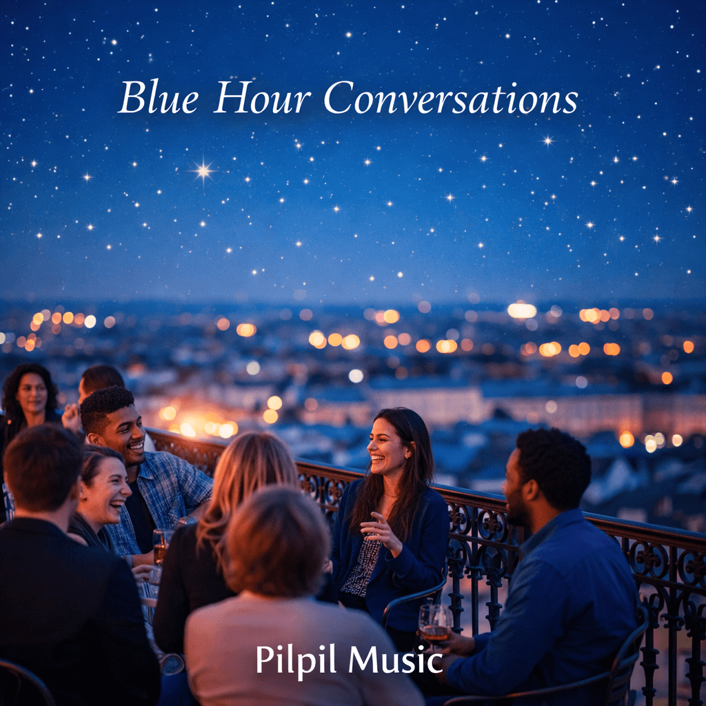 Blue hour conversations - cover