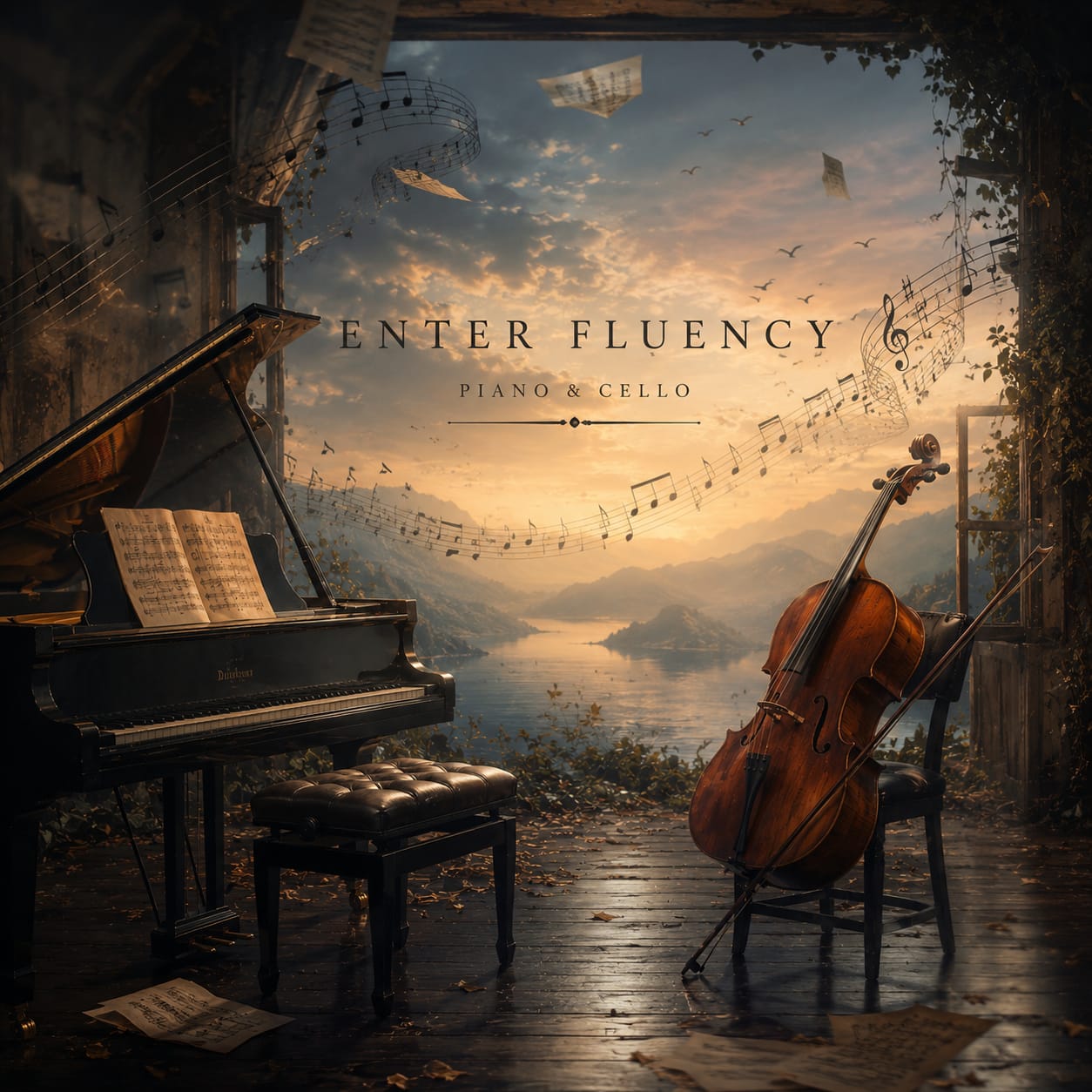 piano cello continuous motion harmonic flow chamber music composition