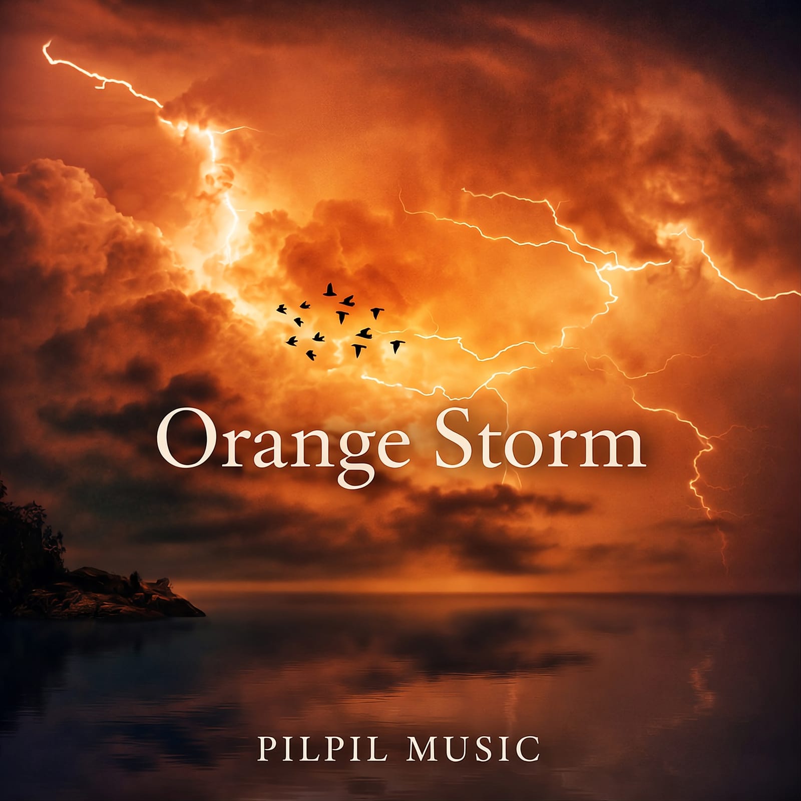 Orange storm cover